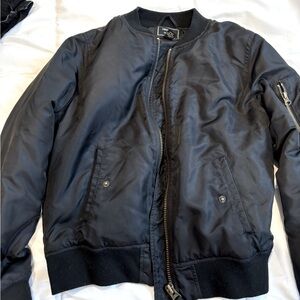 forever 21 zip up bomber jacket